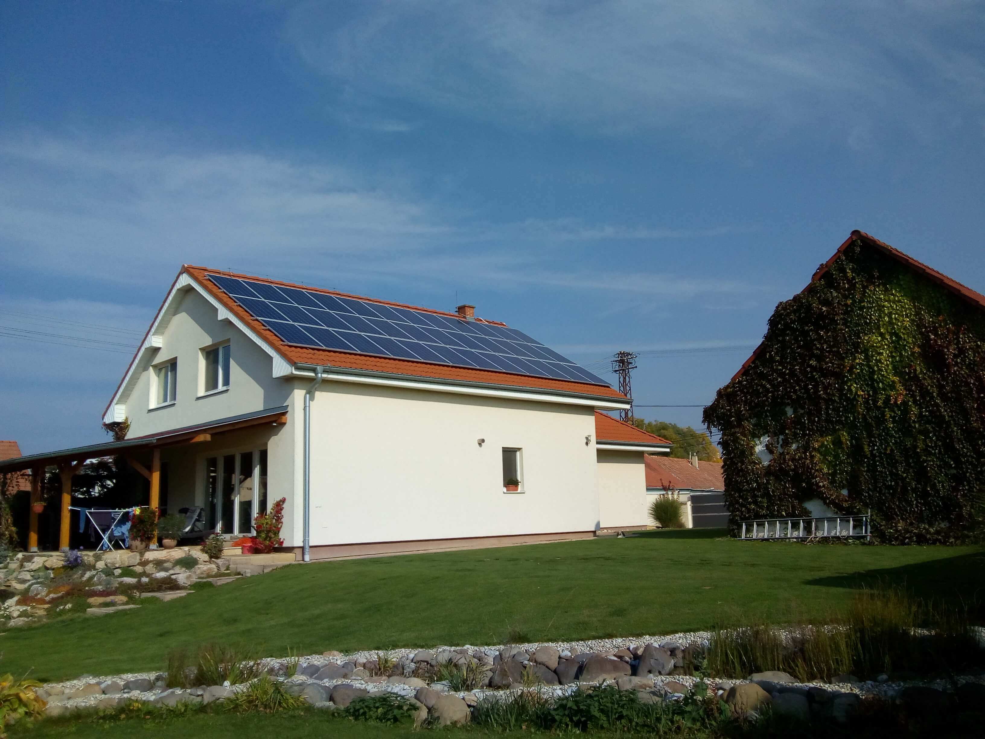 FVE velka na dome 10kWp